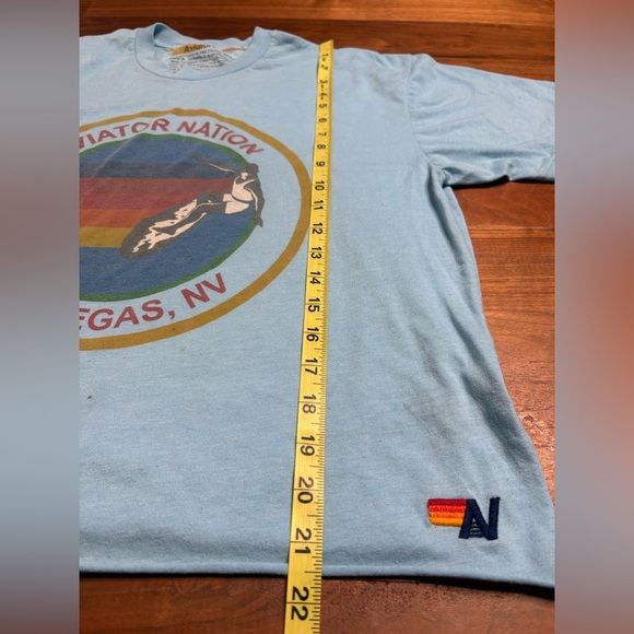 Aviator Nation Las Vegas Boyfriend Tee Blue - Picture 10 of 13